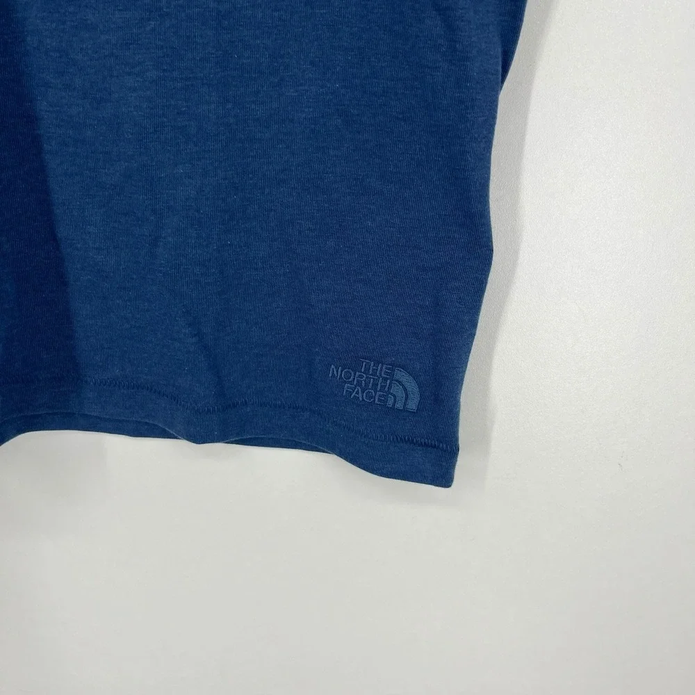 The North Face Terrain SS Henley T-Shirt Shady Blue Mens Small New NWT